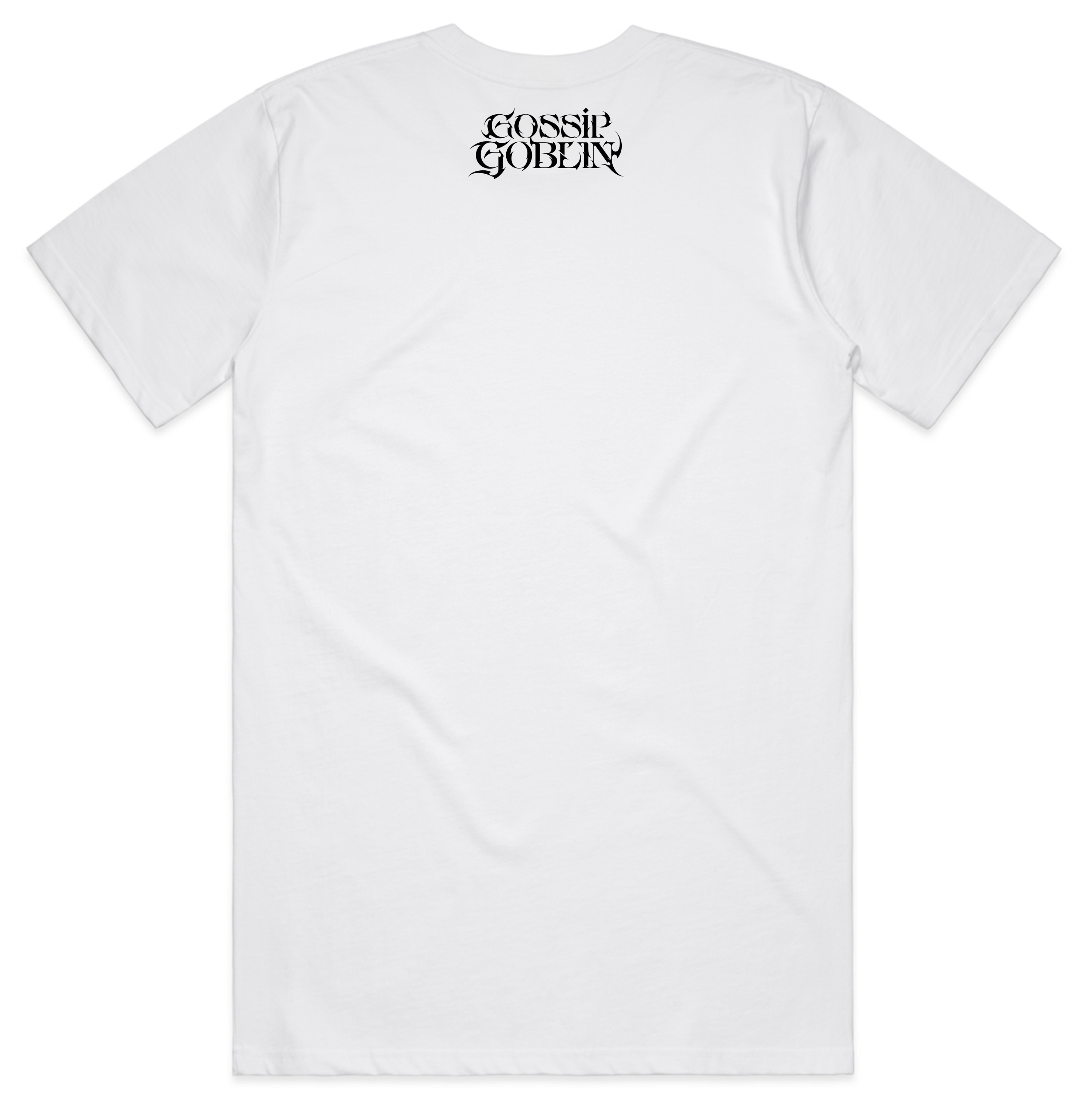 White Client Tee - Graphic T-Shirt – Gossip Goblin